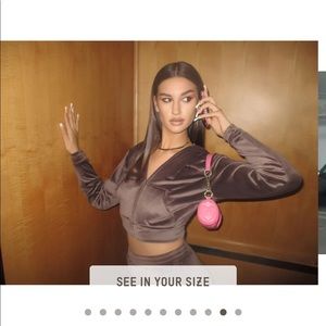 SKIMS VELOUR HOODIE NWT